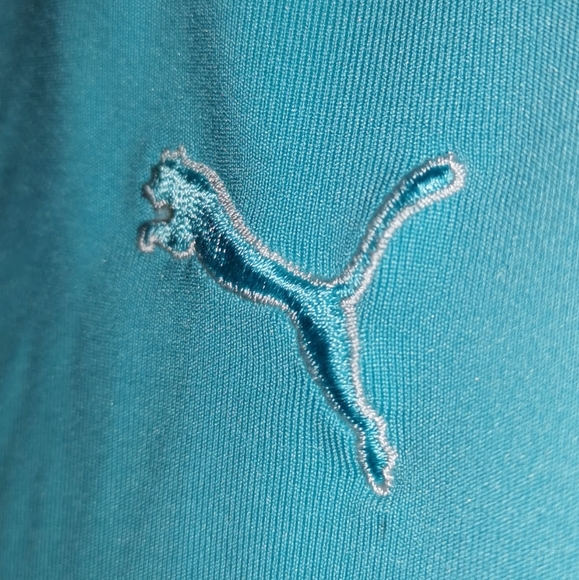 PUMA Blue Polo Sport Shirt LIKE NEW Large - Picture 8 of 11